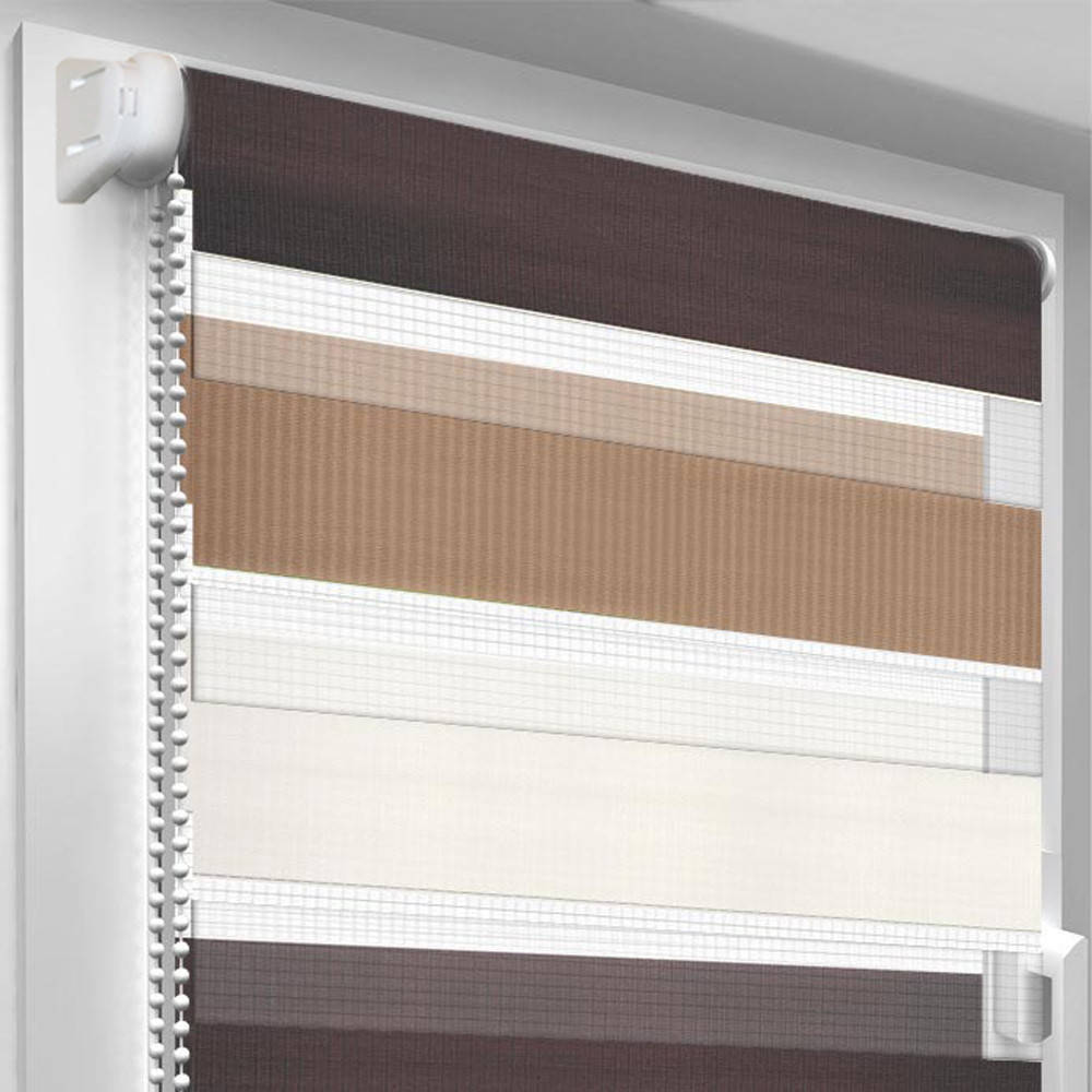 

Рулонная штора День - Ночь Oasis Тринити Капучино 50.0х170 см