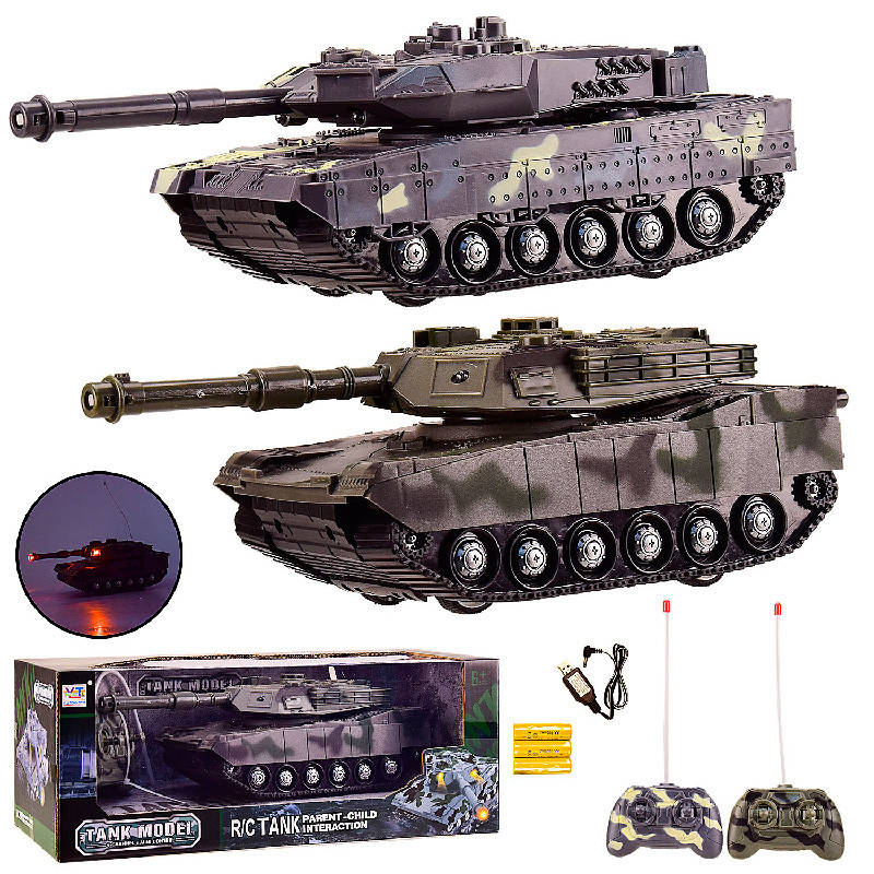 

Танк игрушечный р/у 383-62А/63А звук, свет, 2 цвета