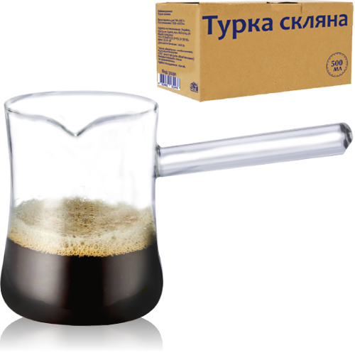 

Турка стеклянная 500мл SN-32232