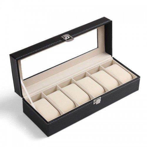 

Шкатулка для хранения часов Craft 6PU.1/6, Черный