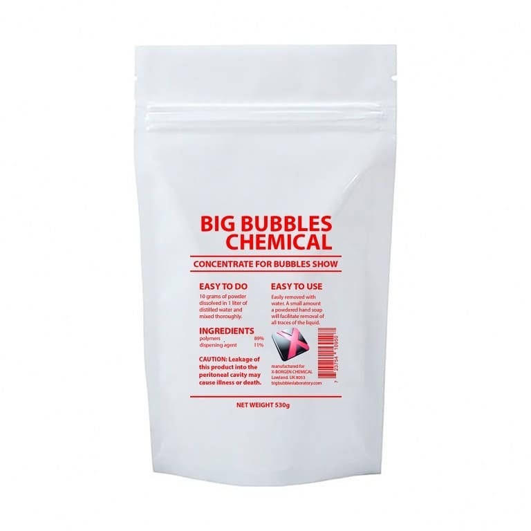 

Концентрат BIG BUBBLES CHEMICAL для раствора гигантских мыльных пузырей