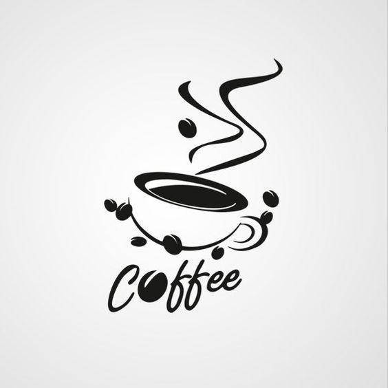 

Виниловая наклейка- Coffee 50х34 см, Белый