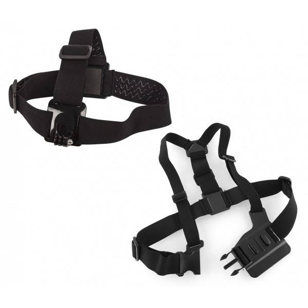 

Крепление на голову и грудь - набор 2в1 для экшн-камеры