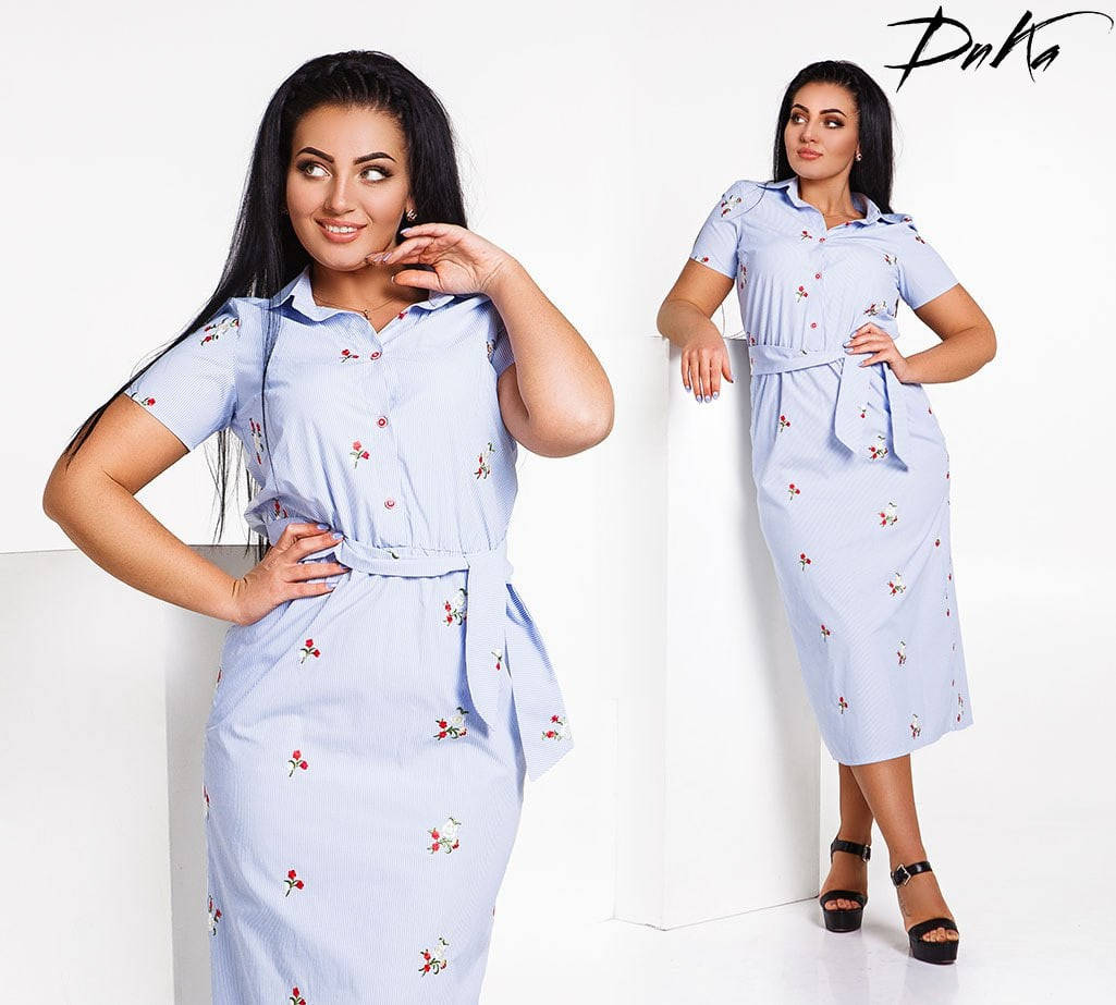 

Платье женское коттон размеры: 50"LARA-3" недорого от прямого поставщика