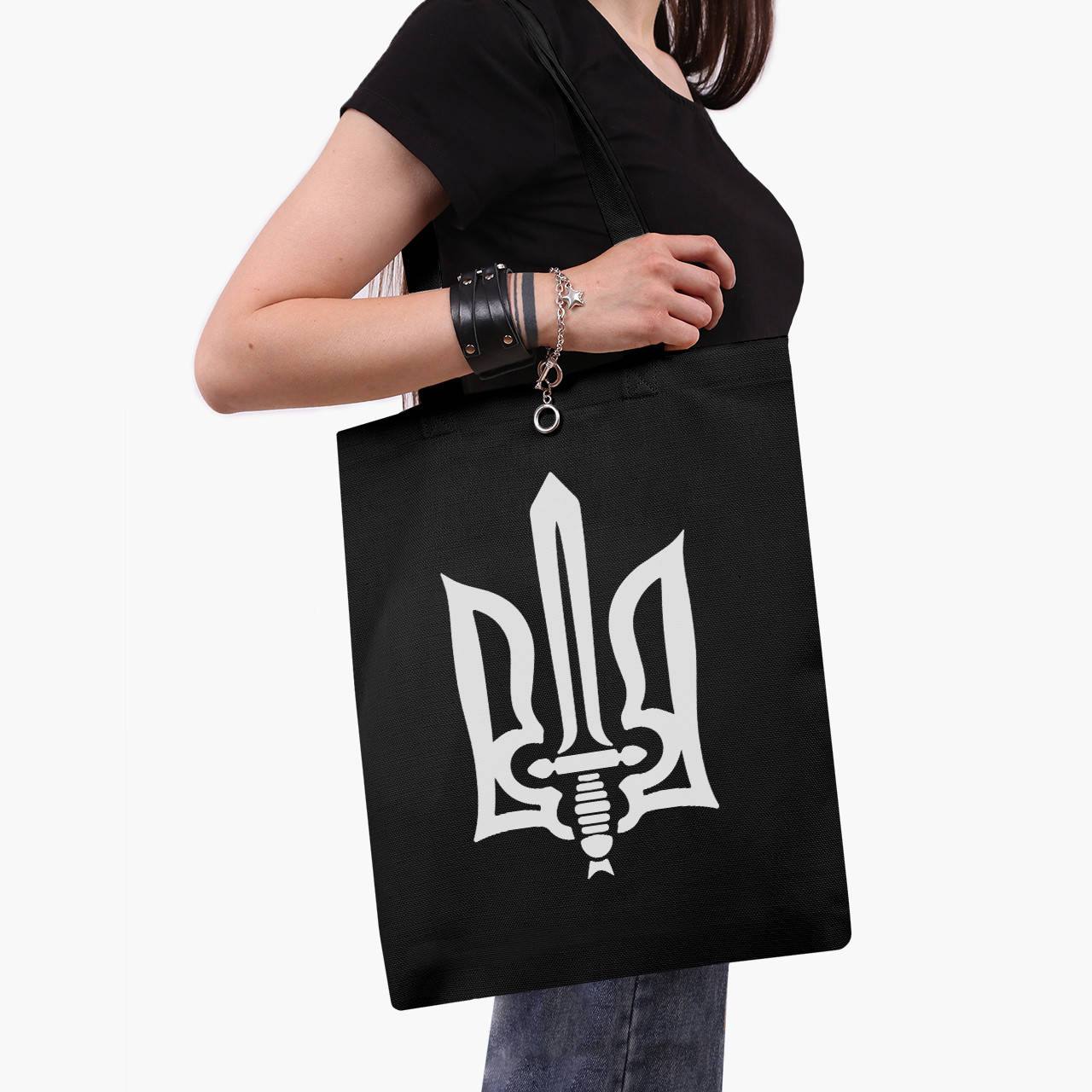 

Эко сумка Трезубец (Trident) (9227-3730-BK) черная классическая, Черный