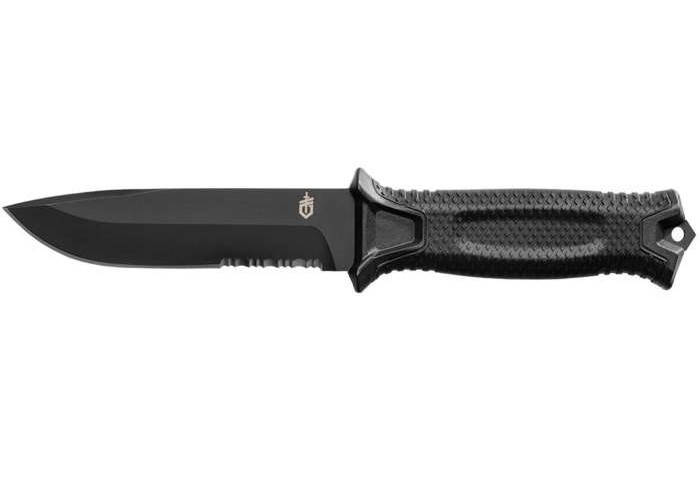 

Нож Gerber SrtongArm Fixed Blade серрейтор black, Черный