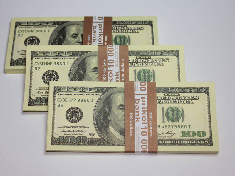 

Сувенирные доллары 100 баксов