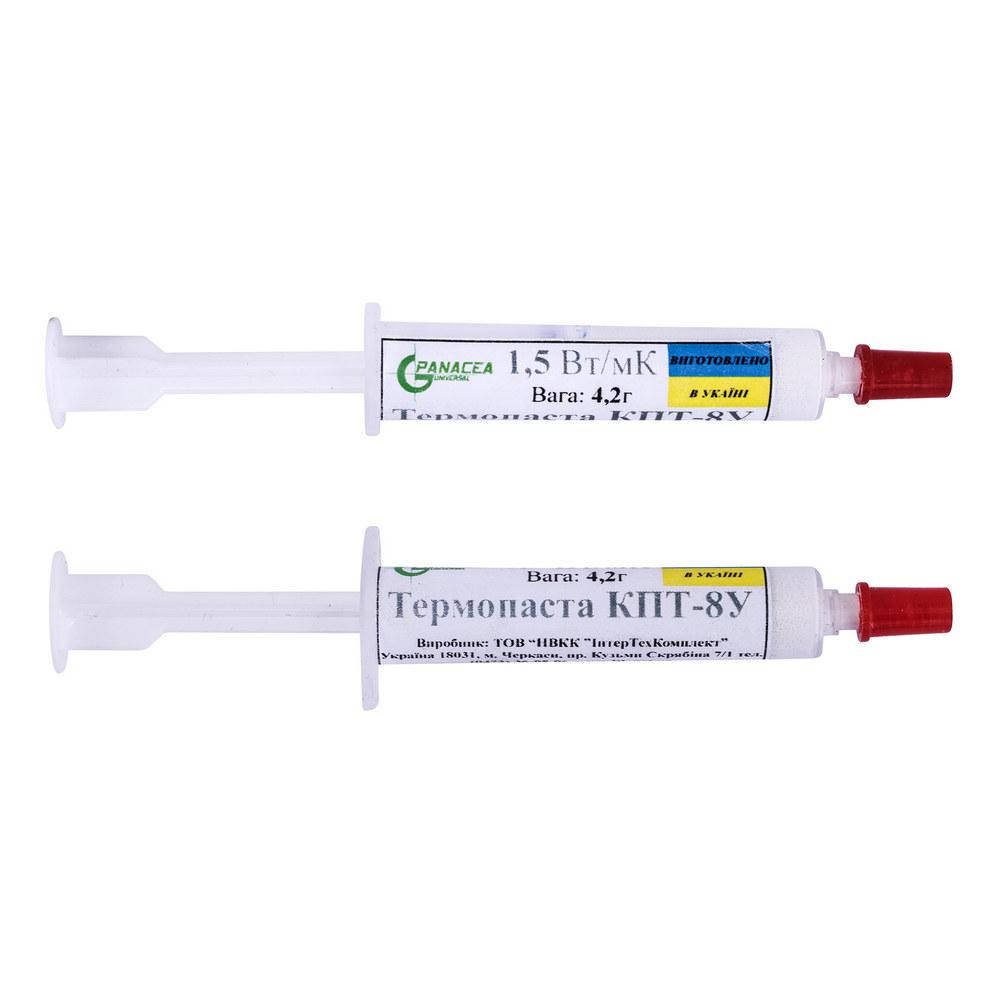 

Термопаста КПТ-8У (1,5 Вт/м·К), шприц 2 мл, вес 4,2 г ИнтерТехКомплект