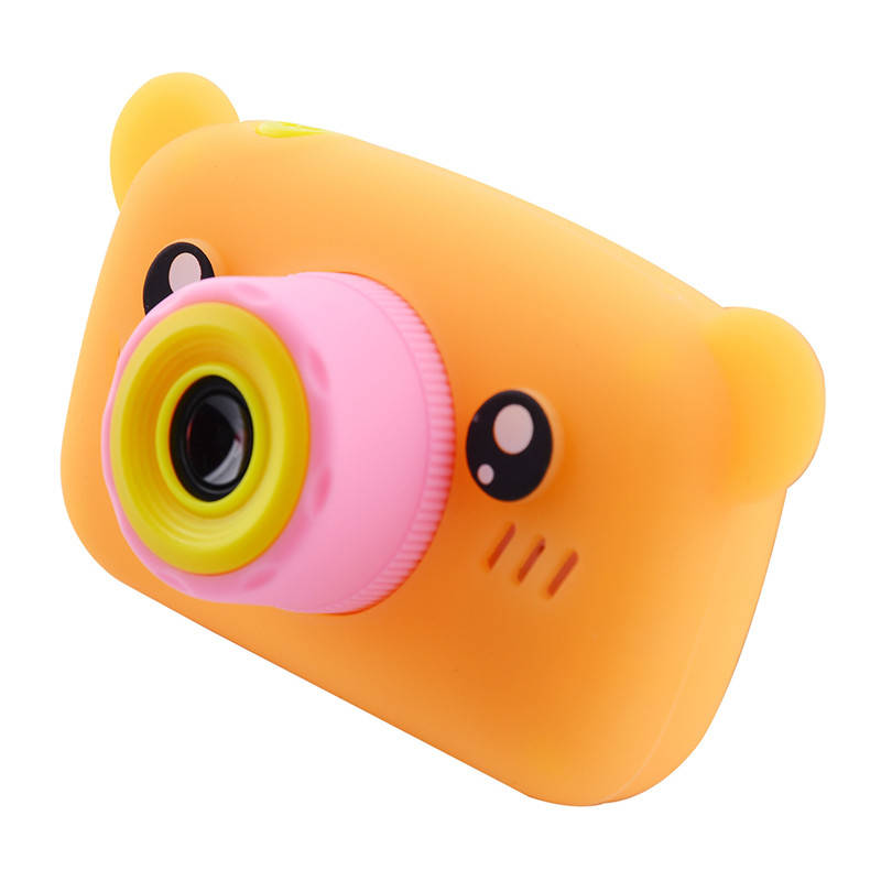 

Детская фотокамера Мишка DVR baby camera X 500B / Цифровой фотоаппарат для детей Оранжевый