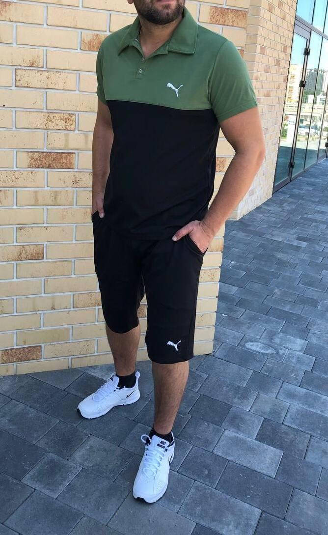 

Летние комплекты шорты и футболка Puma. Шорты и футболка Пума XL