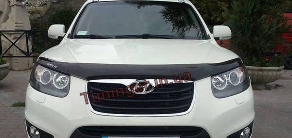 

Мухобойка, дефлектор капота Hyundai Santa Fe 2006-2012 (EGR)