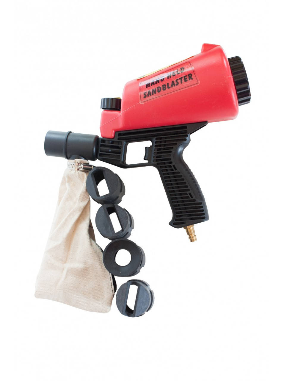 

Пистолет пескоструйный Carmax (с мешком для сбора песка). В комплекте 4 насадки.