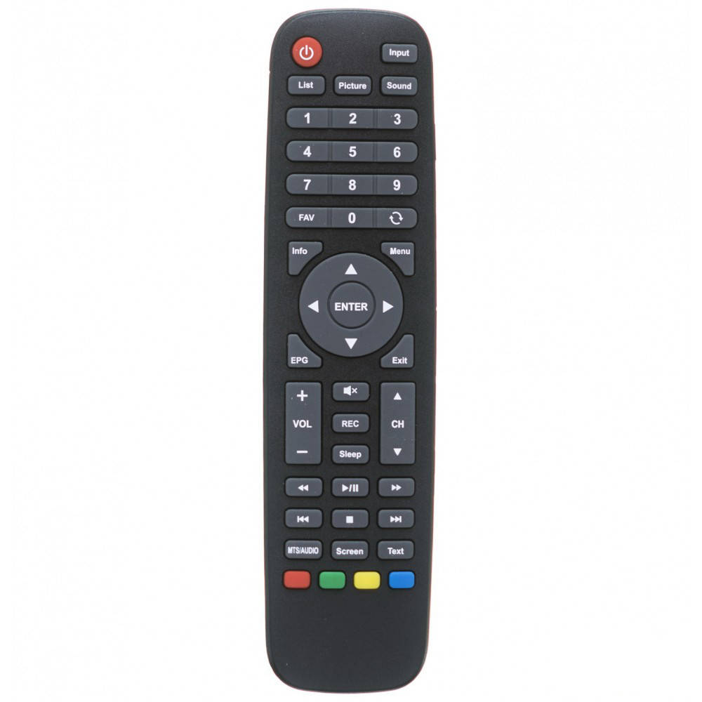 

Пульт для телевизора kivi 40fb50bu, Черный