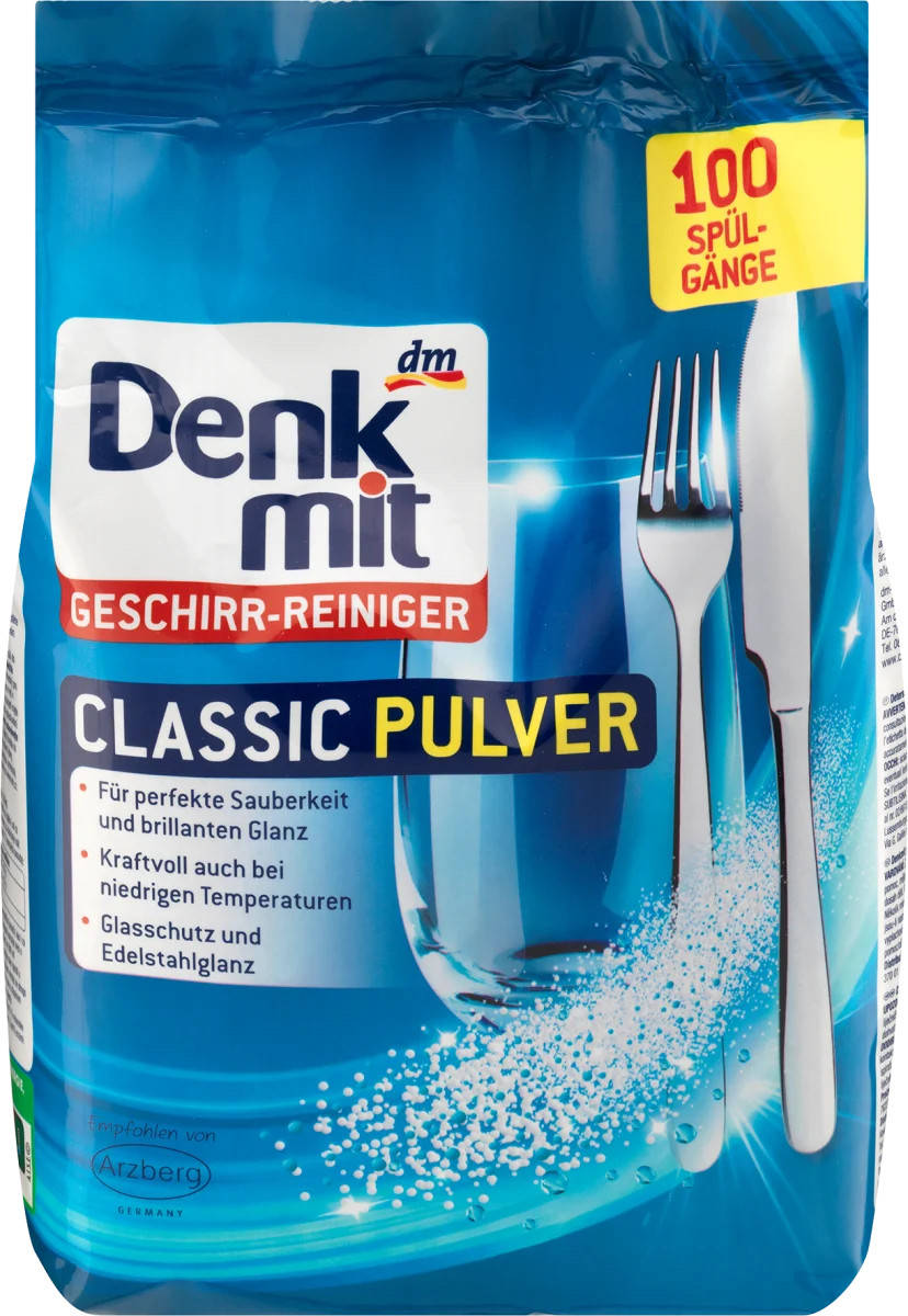 

Порошок для посудомоечной машины Denk Mit 1,8 кг