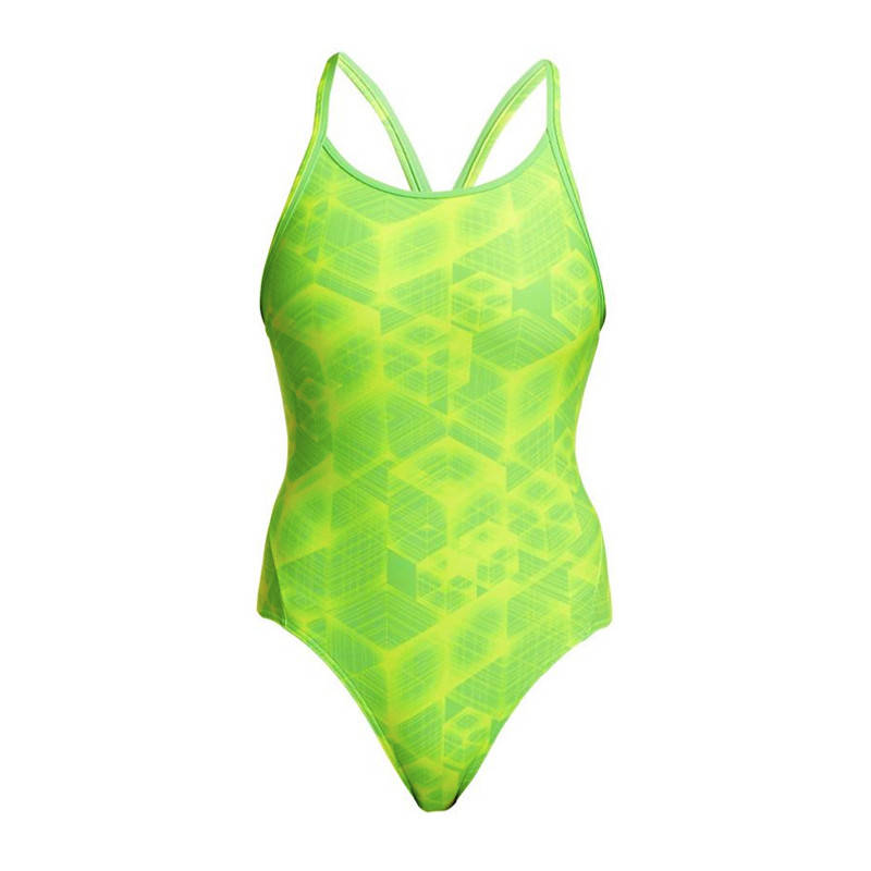 

Купальник женский сдельный Funkita Neon Orbiter FS11L, Лимонный