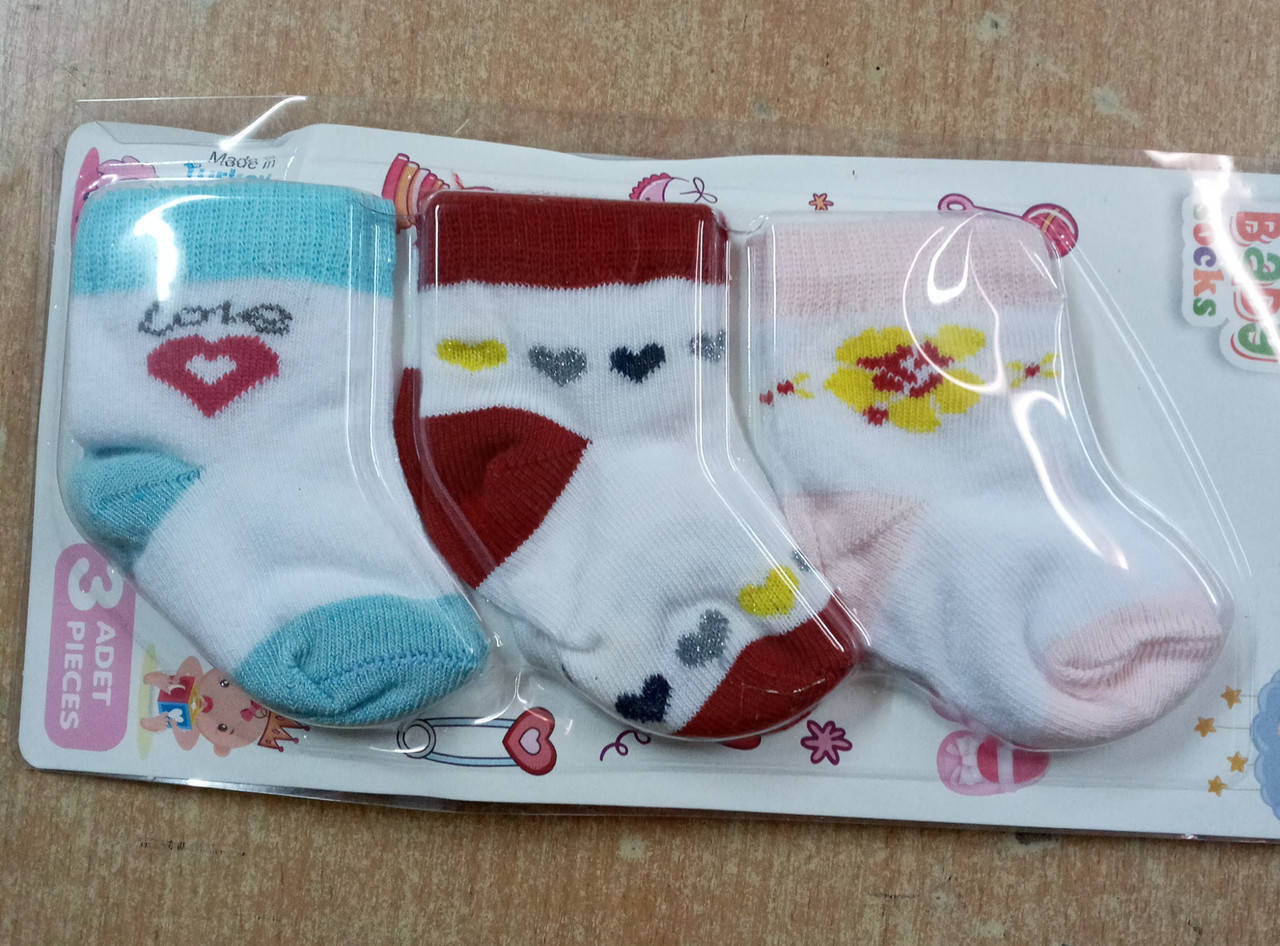 

Носочки детские, р0 , тонкие, 3 шт