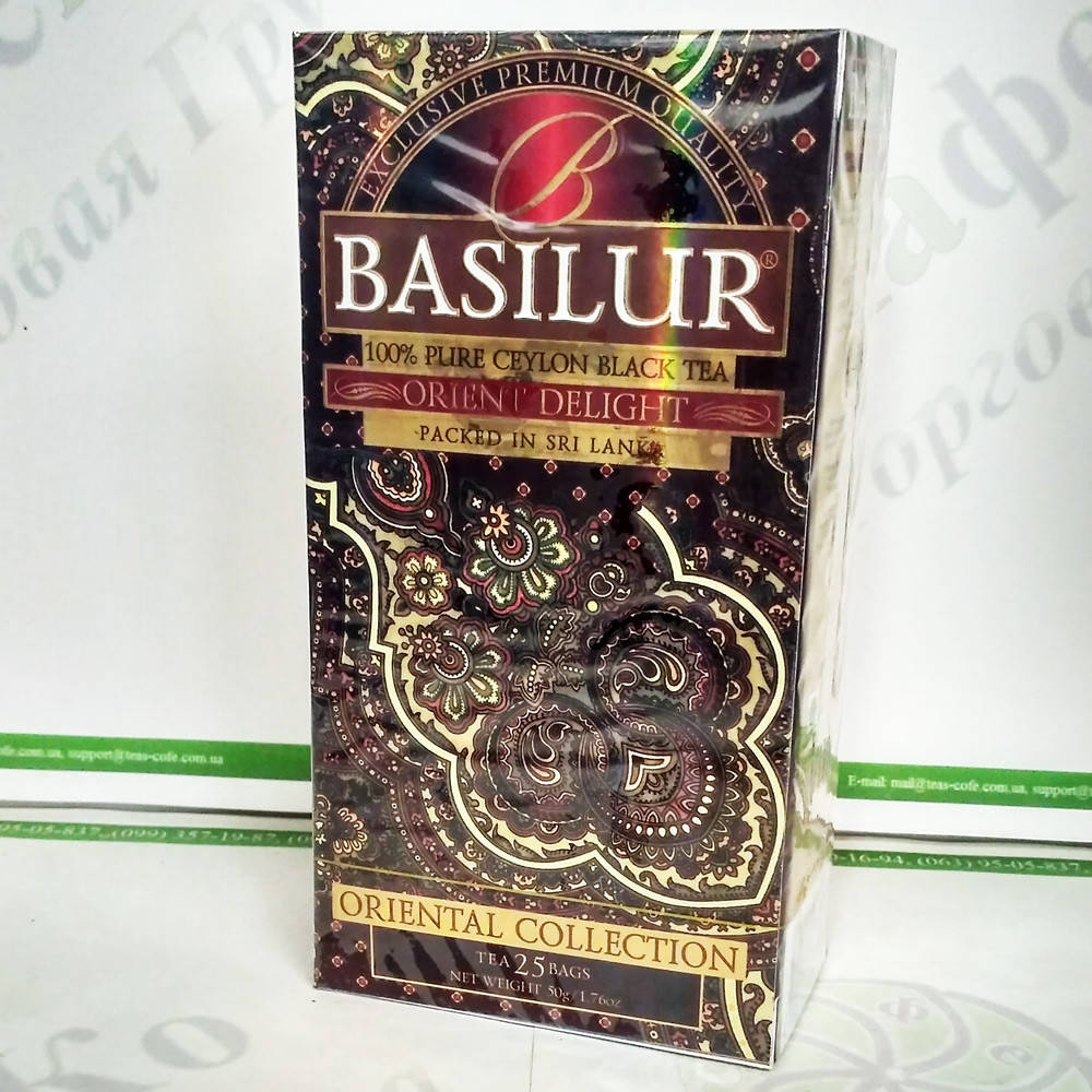 

Чай Basilur Восточное очарование (Восточная коллекция) черн. 25*2г