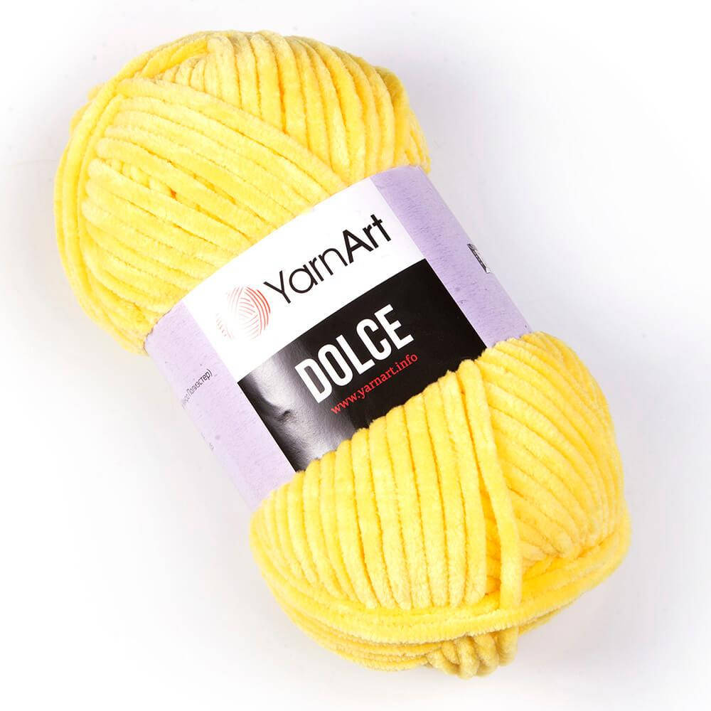 

761 Пряжа YarnArt Dolce желтый