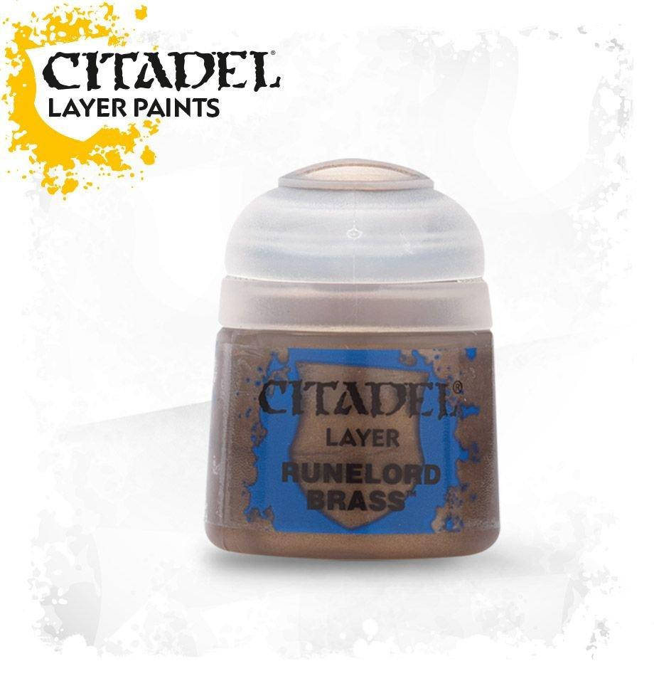 

Base: Runelord Brass, 12 мл. Краска акриловая Citadel.