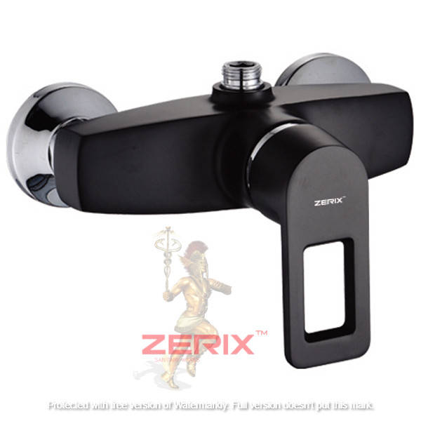 

Смеситель для душ кабины с лейкой ZERIX Z2030-6 BLACK, Черный