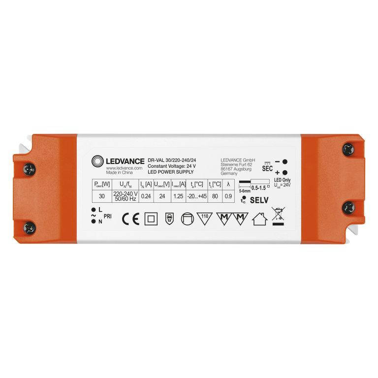 

Источник питания LEDVANCE DR-VAL-30/220-240/24 30W 24V IP20 LEDV (4058075240056)
