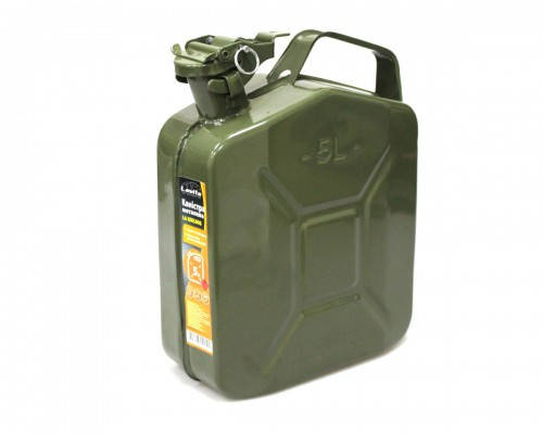 

Канистра вертикальная 5л, металлическая. Канистра металлическая 0,6мм 5л
