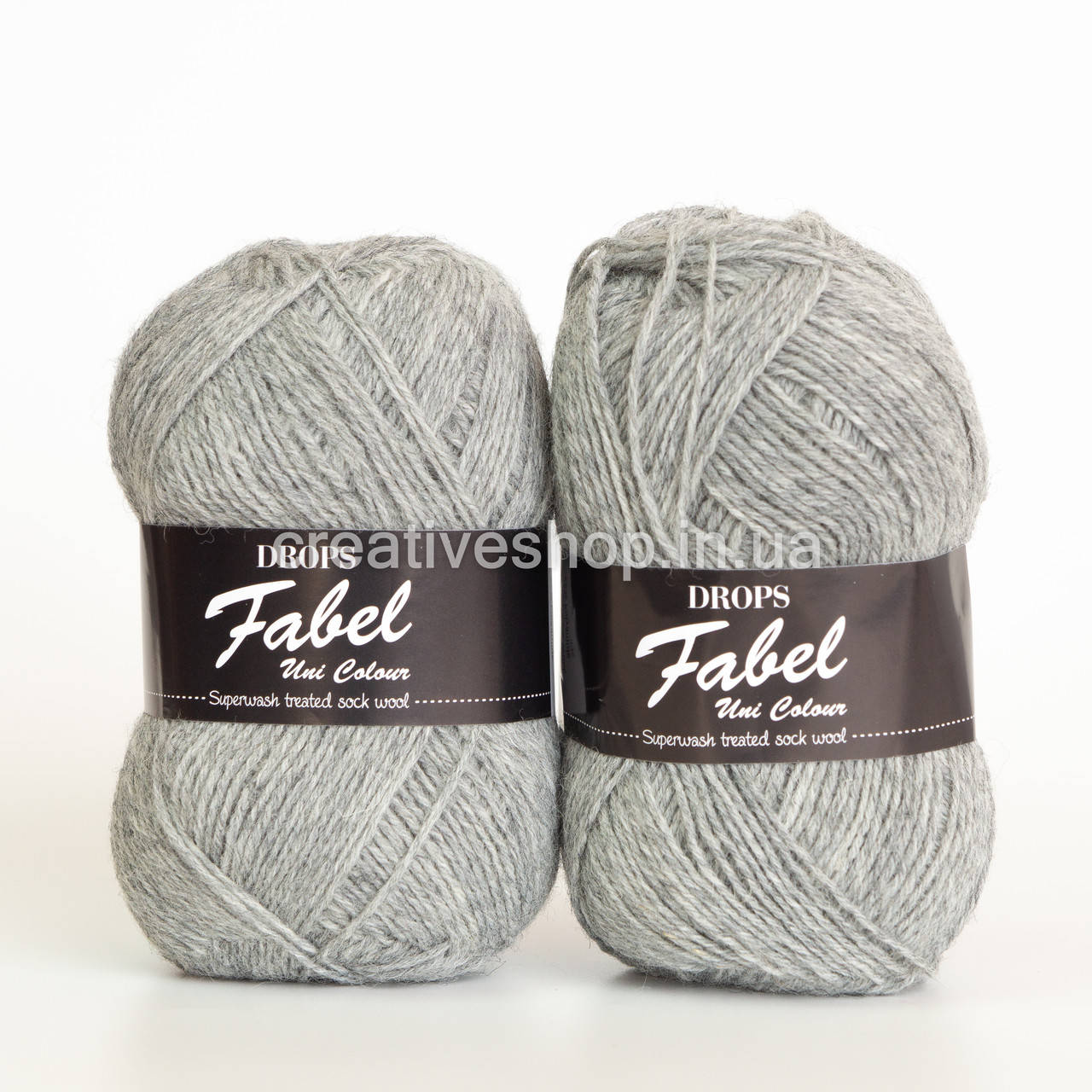 

Пряжа Drops Fabel (цвет 115 light grey)