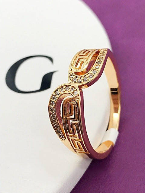 

Кольцо женское позолота 18К. Медицинское золото. Размер 19