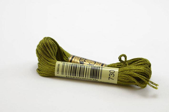 

Мулине DMC (ДМС) 730 номер. Нити для вышивания, Франция, оригинал., Зелёный