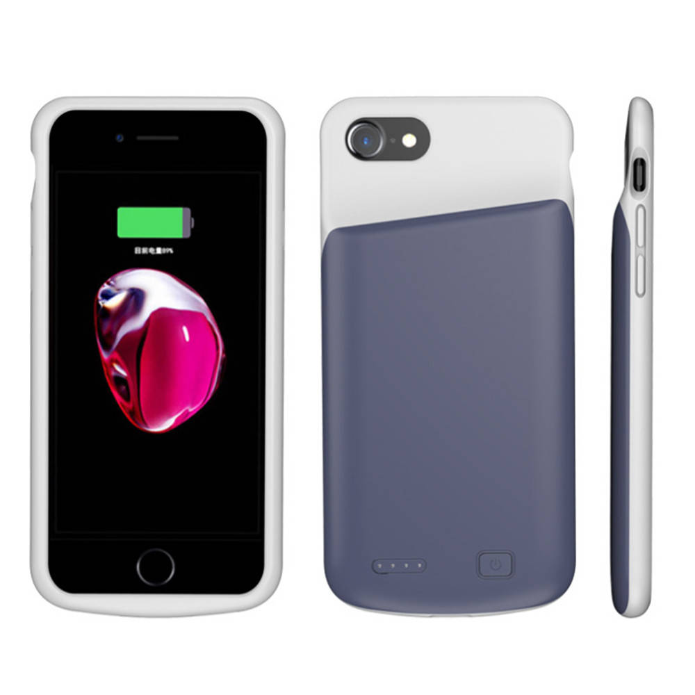 

Чехол аккумулятор AmaCase для iPhone 7 Синий (4500 мАч)