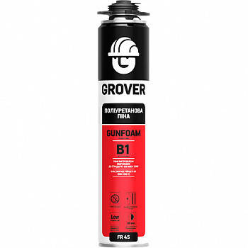 

Профессиональная огнеупорная монтажная пена Grover FR 45 (B1) 750 мл