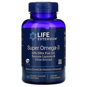 

Омега-3 (Omega Foundations), Life Extension, 60 капсул (LEX-19856)