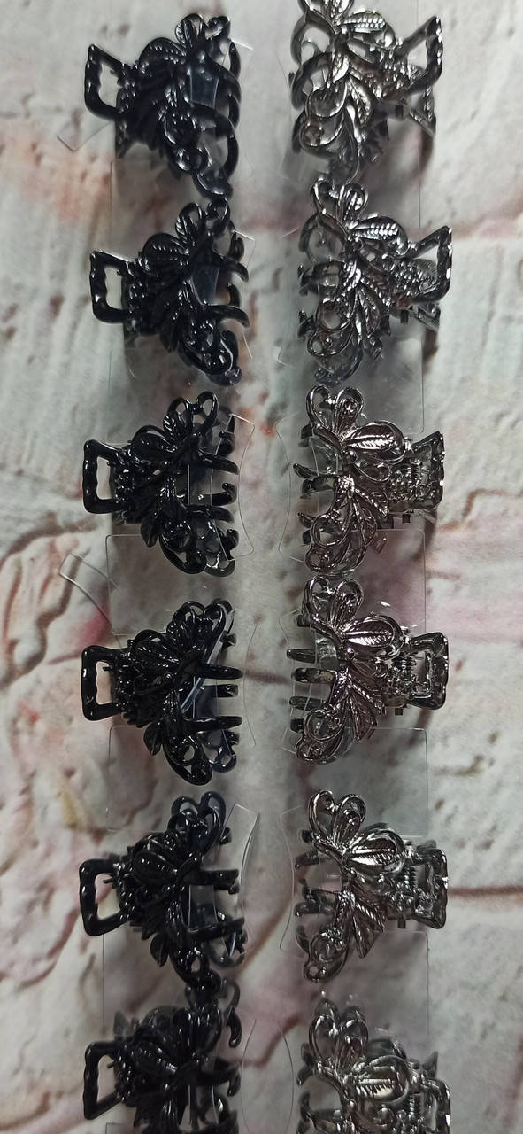 

Крабики металлические Цветок