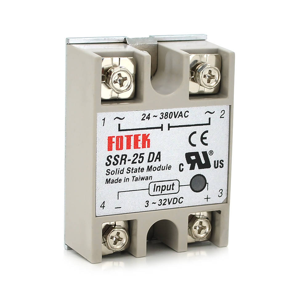 

Твердотільні реле Fotek SSR-25DA 25А 24-380В AC
