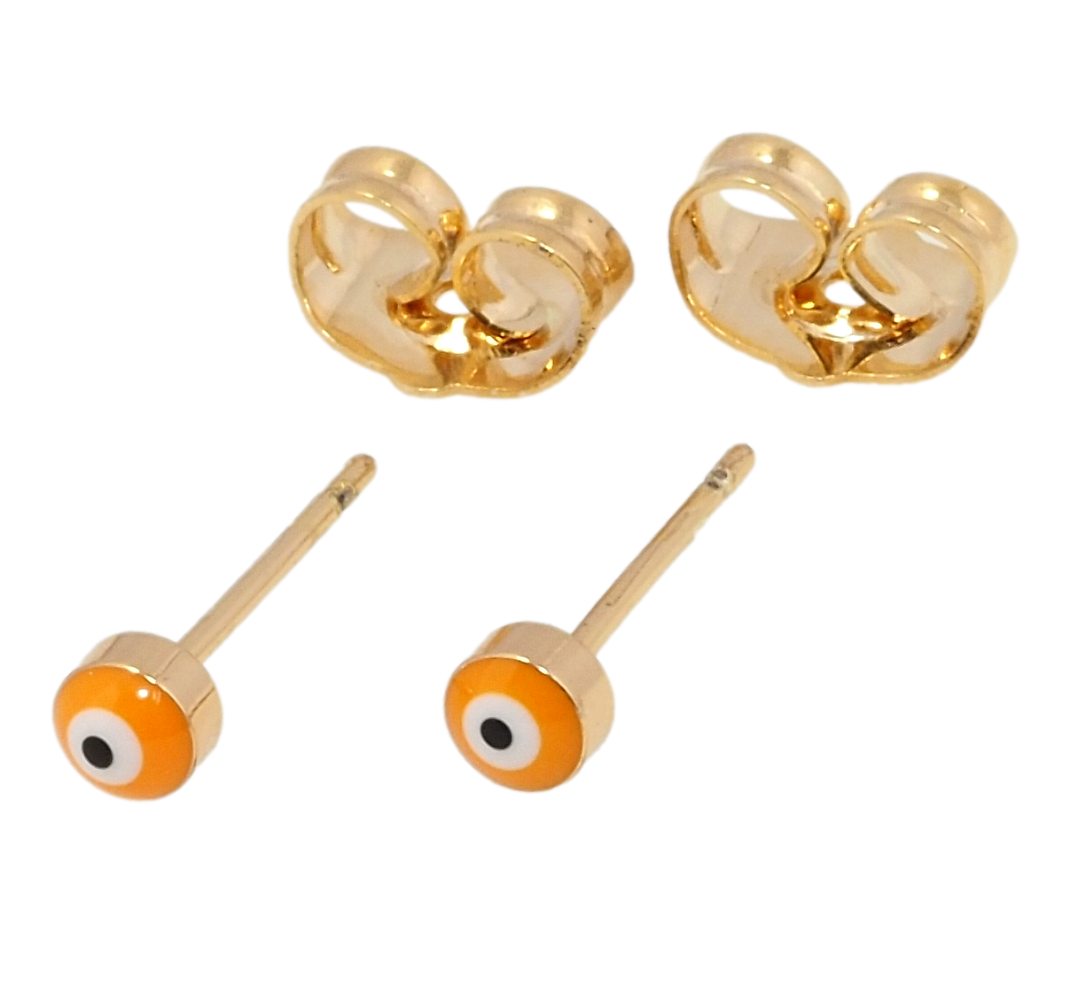 

Серьги Xuping Позолота 18K гвоздики (пусеты) "Глазик с эмалью" ø 3,5мм