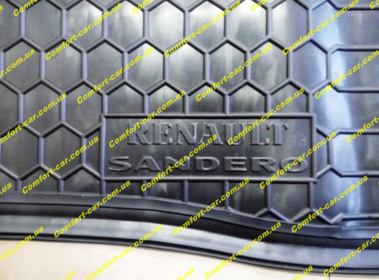 

Коврик в багажник Renault Sandero Stepway (Рено Сандеро Степвей) резиновый