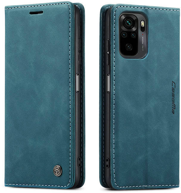 

Чехол книжка с магнитом Xiaomi Redmi Note 10 CaseMe Морская волна