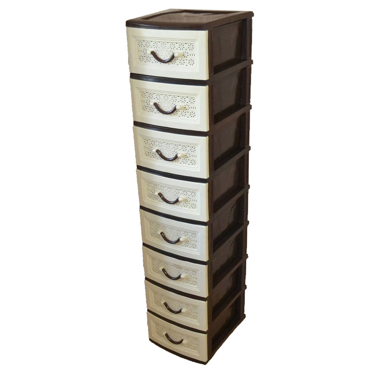 

Комод пластиковый Life 8 ящиков. 162х36х41