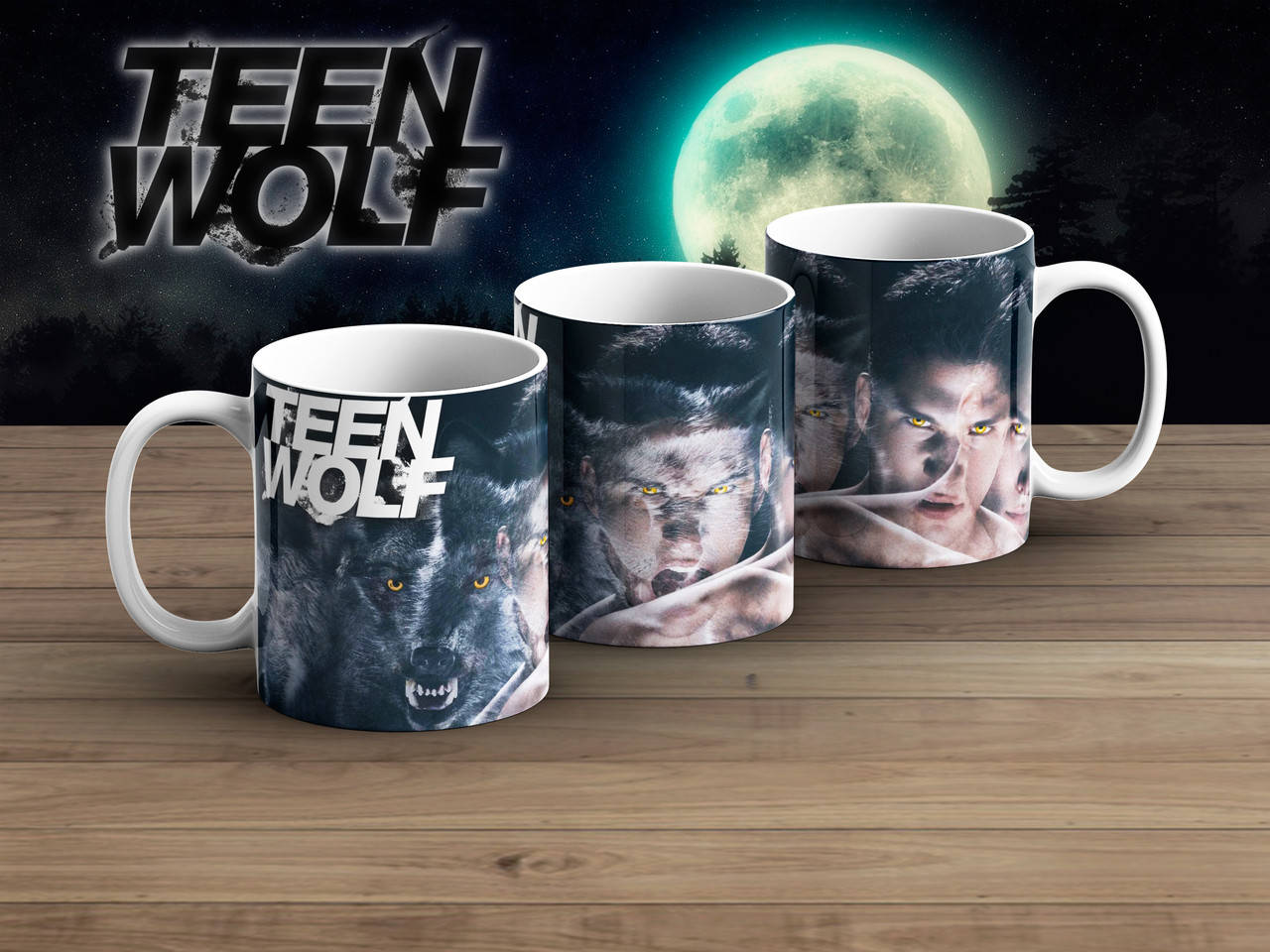 

Чашка Волчонок Превращение / кружка Teen Wolf