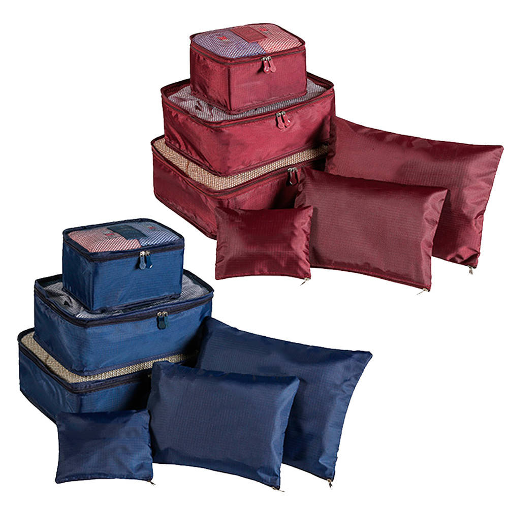 

Набор дорожных органайзеров для путешествий 6 штук Travel Organiser-0445 / Дорожные органайзеры для вещей