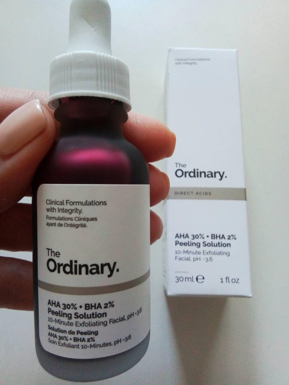 

Пилинг на кислотах The Ordinary AHA 30% + BHA 2% Peeling Solution, 30ml