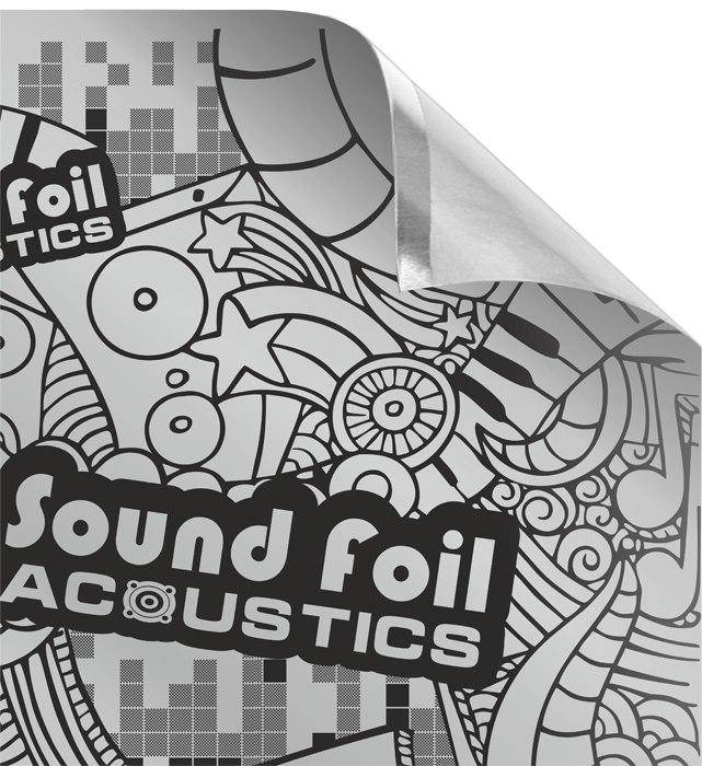 

Фольгированный лист (фольга) с липким слоем Acoustics 700х500мм 200 микрон (SoundFoil)