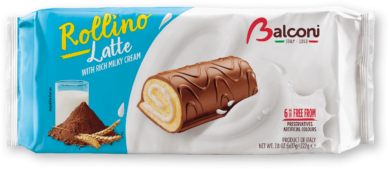 

Мини рулеты Латте BALCONI 222г, (20шт/ящ)