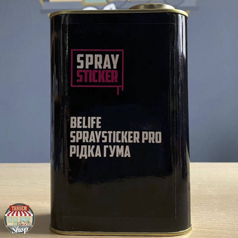 

Жидкая резина (краска-пленка) BeLife Spray Sticker, 1 л Черный