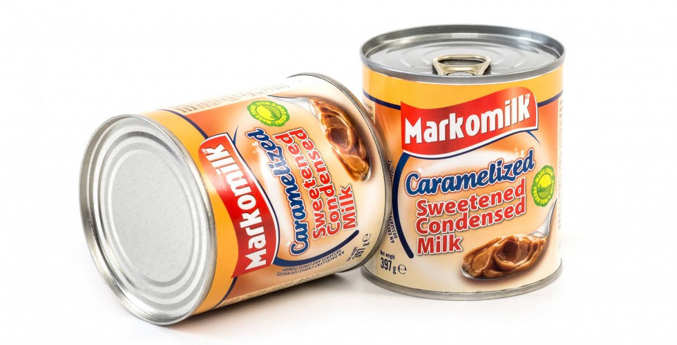 

Згущене молоко з цукром карамелізоване ТМ Markomilk, 397 гр.