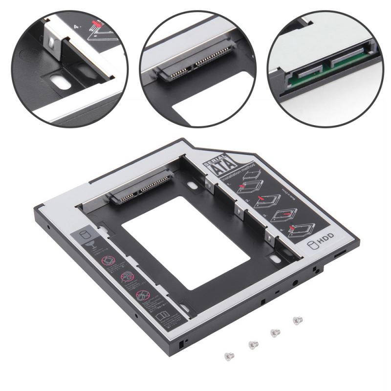 

Карман для установки второго жесткого диска HDD SATA в отсек DVD 9.5 мм SATA (optibay caddy) (5395)