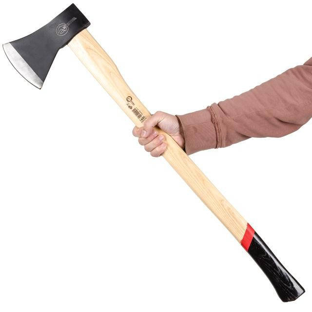 

Топор 1600 г, ручка пекан, 48-57 HRC INTERTOOL HT-0271, Черный