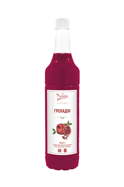 

Сироп Гренадин TM Delicia 1300г.