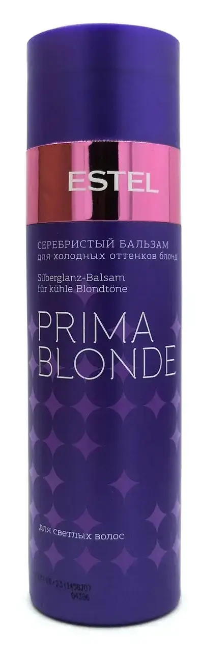 

Серебристый бальзам для холодных оттенков блонд ESTEL Prima Blonde 200 мл.