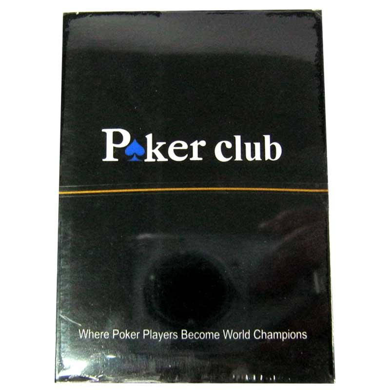 

Карты игральные Poker Club (красная рубашка),100%Plastic